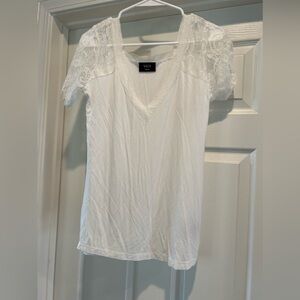 White Vici lace shirt